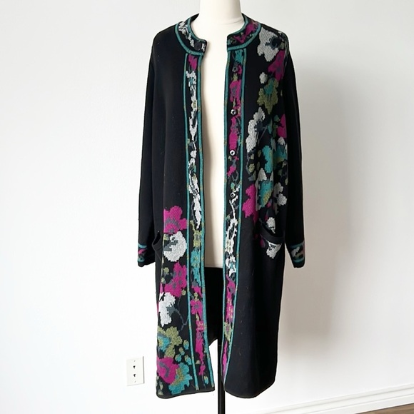 J Jill Duster Cardigan Sweater
Women Oversized Floral Black Size XL - Picture 11 of 16
